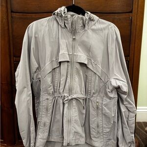 Athleta Light Gray Performance Jacket